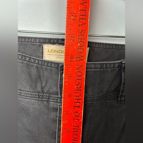 LONDONJEAN The Christie Fit Chino Stretch Jeans Charcoal Black Sz 8 Short 8P - Picture 4 of 13